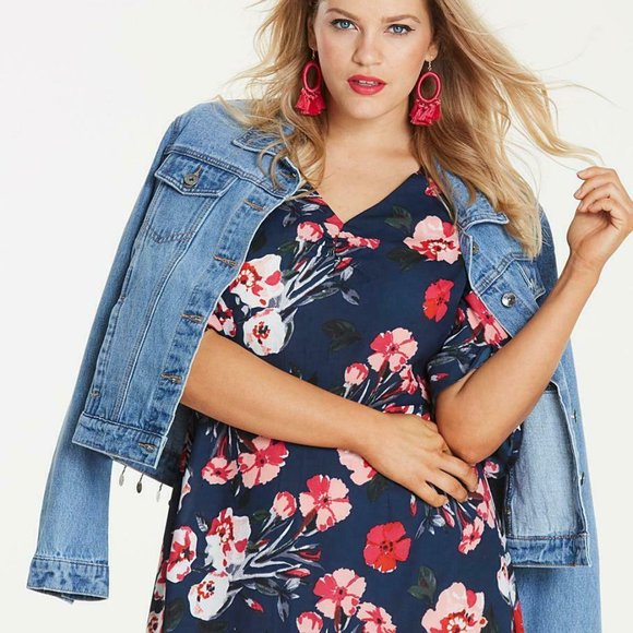 NWOT Simply Be Semi Sheer Floral T-Shirt HW8588 - Picture 2 of 7